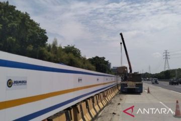 Jasamarga lakukan penguatan lereng KM 48 Tol Jakarta-Cikampek