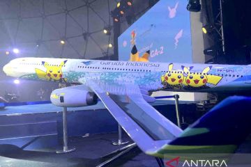 Garuda Indonesia-The Pokemon luncurkan desain Pikachu gaet wisatawan