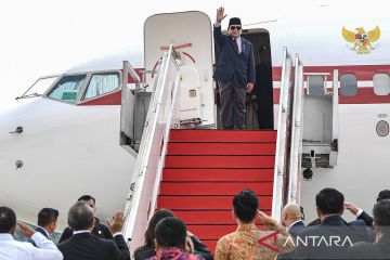 Presiden Prabowo Subianto bertolak menuju China memenuhi undangan pemerintah Tiongkok