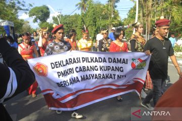 PMKRI dan ormas pemuda gelar deklarasi pilkada damai di Kupang