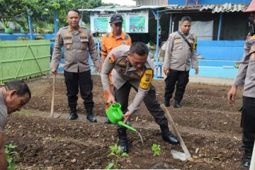 Kepolisian manfaatkan lahan kosong untuk perkuat ketahanan pangan