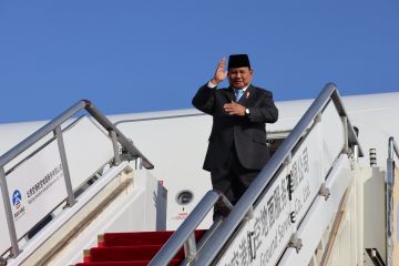 Presiden Prabowo Subianto tinggalkan China menuju AS