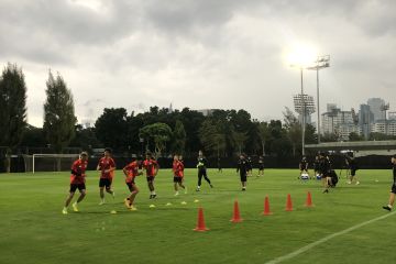 Enam pemain Jepang latihan perdana hadapi Indonesia di GBK