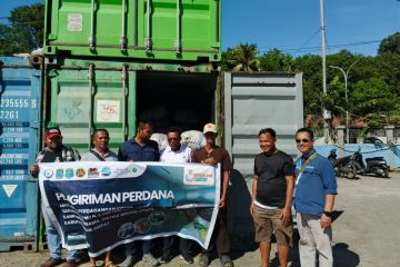 Kopra olahan Bumkam Tabyol di Raja Ampat tembus pasar Surabaya