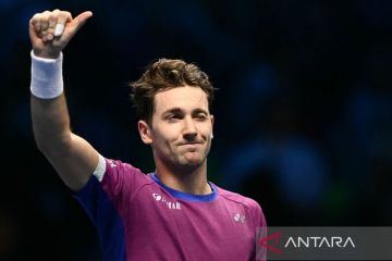 Ruud kalahkan Alcaraz di pembuka ATP Finals Turin