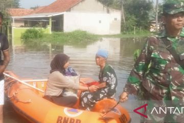 BPBD Karawang intensifkan pemantauan TMA Cibeet antisipasi banjir