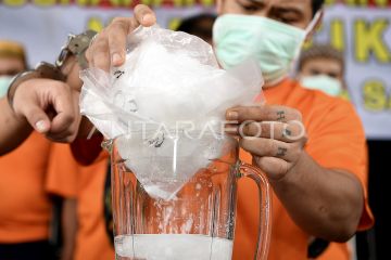 Pemusnahan barang bukti narkotika di Polresta Samarinda