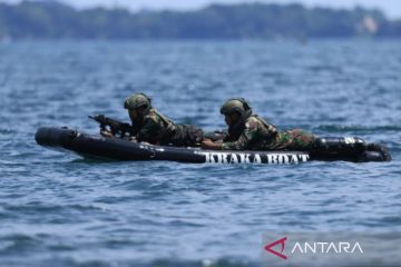 Kopaska latihan peperangan laut khusus untuk perkuat kemampuan tempur