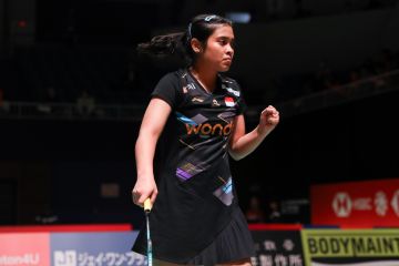 Gregoria melangkah ke perempatfinal usai kalahkan Intanon