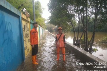 Sejumlah lokasi di Marunda terdampak rob