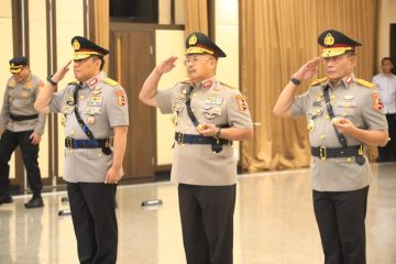 Kapolri lantik tiga pejabat utama untuk hadirkan pelayanan terbaik