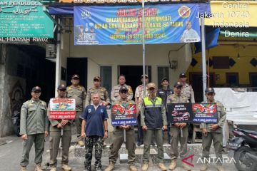 Kepolisian cek lokasi TPS dan kesiapan keamanan di KPU Jakpus