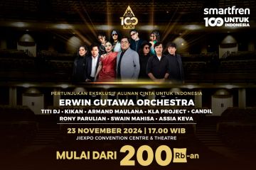 Blibli jadi partner resmi penjualan tiket konser "Malam 100 Cinta"