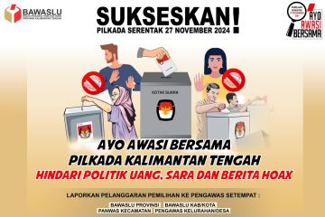 Awasi bersama Pilkada Kalteng&nbsp;