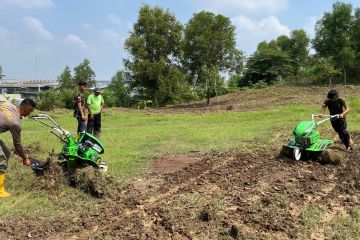 Dukung ketahanan pangan, Brimob hidupkan lahan tidur dengan jagung