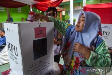 Beginilah simulasi pemungutan suara pemilihan gubernur dan wakil gubernur Jakarta