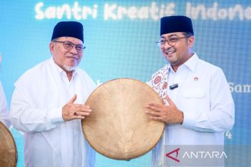 MenEkraf ajak santri sebarkan pesan positif melalui konten digital