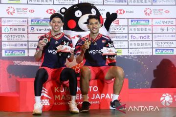 Tekuk Hoki/Kobayashi, Fajar/Rian juarai Kumamoto Japan Masters