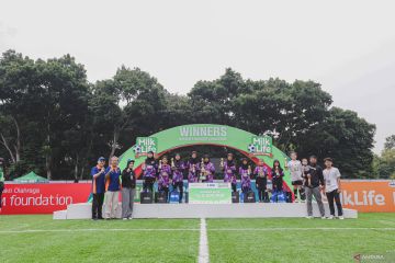 SDN Pondok Jagung 02 juara MilkLife Soccer Challange-Tangerang Seri 2