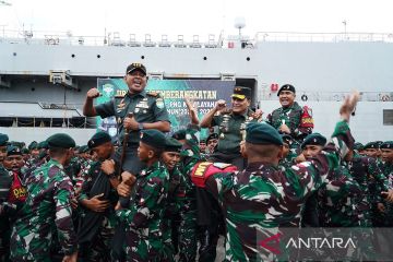 Pangdam IM lepas 450 prajurit TNI jalani misi Pamtas RI ke Papua