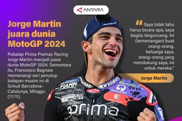 Jorge Martin juara dunia MotoGP 2024