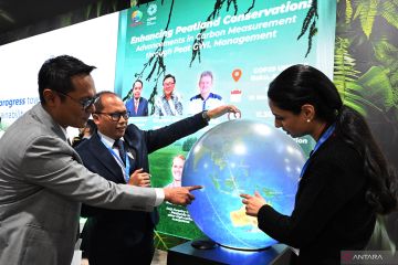 Paviliun Indonesia di COP29 gunakan LED Globe untuk sajikan informasi aksi sinergi perubahan iklim