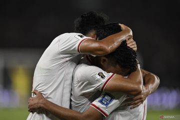 Momen bersejarah! Indonesia libas Arab Saudi 2-0