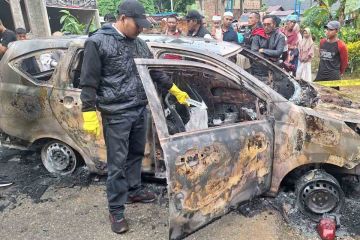 Polres Aceh Timur usut pembakaran mobil tim sukses calon bupati