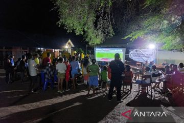 Konektivitas dipulihkan, korban erupsi Lewotobi bisa nobar laga timnas