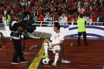 Foto momen Timnas Indonesia kalahkan Arab Saudi 2-0