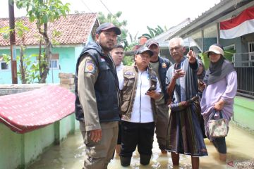 7 kecamatan di Kabupaten Bekasi banjir akibat luapan sungai hingga rob