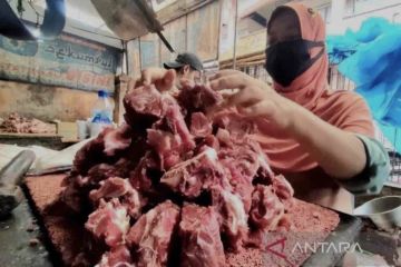 Harga pangan Jumat, daging sapi menjadi Rp131.300 per kg