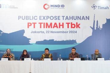 Produksi bijih timah PT Timah meningkat 36 persen