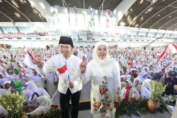 Khofifah-Emil tutup rangkaian kampanye dengan gelar doa bersama