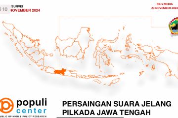 Populi Center: Elektabilitas Luthfi ungguli Andika