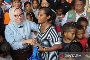 Kementerian PPPA beri pendampingan psikososial bagi perempuan dan anak penyintas erupsi Lewotobi Laki-laki