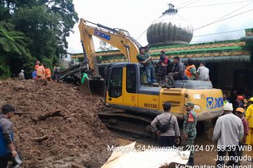 Kemensos bantu pencarian korban longsor di Kabupaten Karo