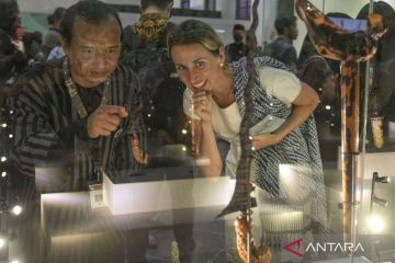 Suasana pembukaan Pameran Pesona Keris Nusantara 2024 di Museum Nasional