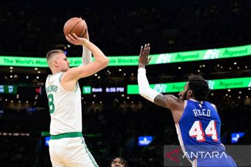 Pulih dari cedera, Kristaps Porzingis jalani debut musim untuk Celtics