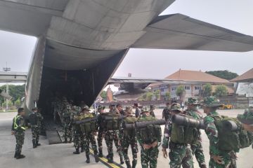 Kodam Udayana kirim prajurit bangun hunian sementara di Flores Timur