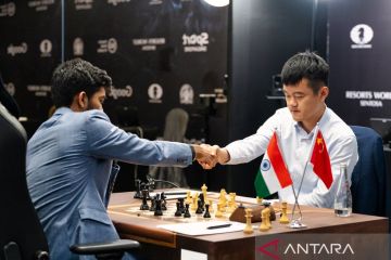 Ding vs Gukesh berakhir remis pada babak kedua Kejuaraan Dunia Catur