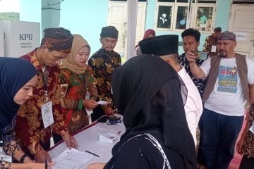 KPU Lebak sebut Pilkada berlangsung baik meski hujan deras