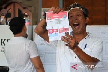 Penghitungan suara pilkada di berbagai daerah