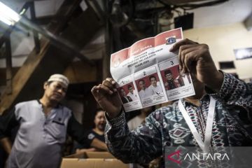 Partisipasi pemilih Pilkada di Jakpus sekitar 70 persen