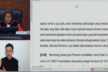 MK: Pelaut awak kapal dan pelaut perikanan sebagai PMI konstitusional