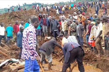 113 orang hilang setelah longsor menimbun rumah warga di Uganda timur