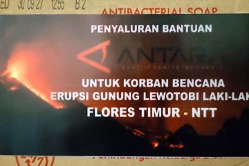 LKBN Antara peduli dan bantu korban erupsi Gunung Lewotobi