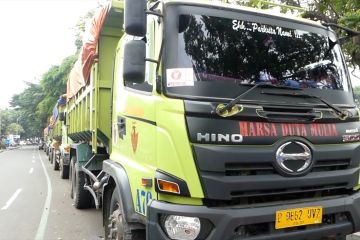 Truk tambang boleh melintas lagi di Tangerang sesuai jam operasional