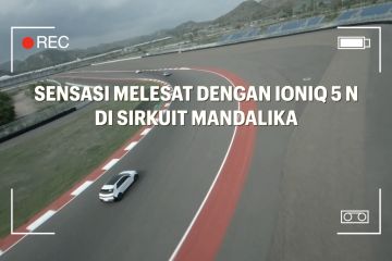 Sensasi melesat dengan IONIQ 5 N di Sirkuit Mandalika