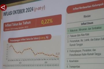 Babel alami inflasi terendah se-Indonesia pada Oktober 2024